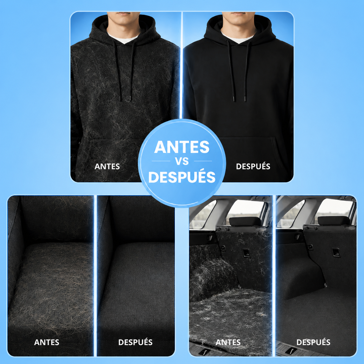 Manopla Eluna™ Quitapelos Reutilizable para Mascotas
