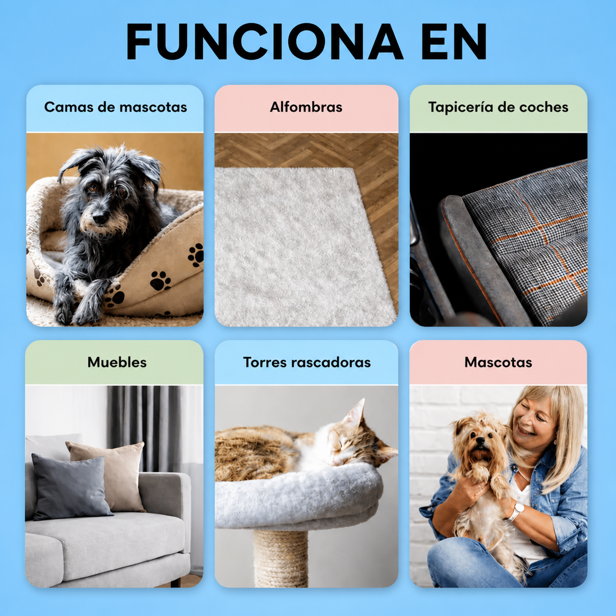 Manopla Eluna™ Quitapelos Reutilizable para Mascotas